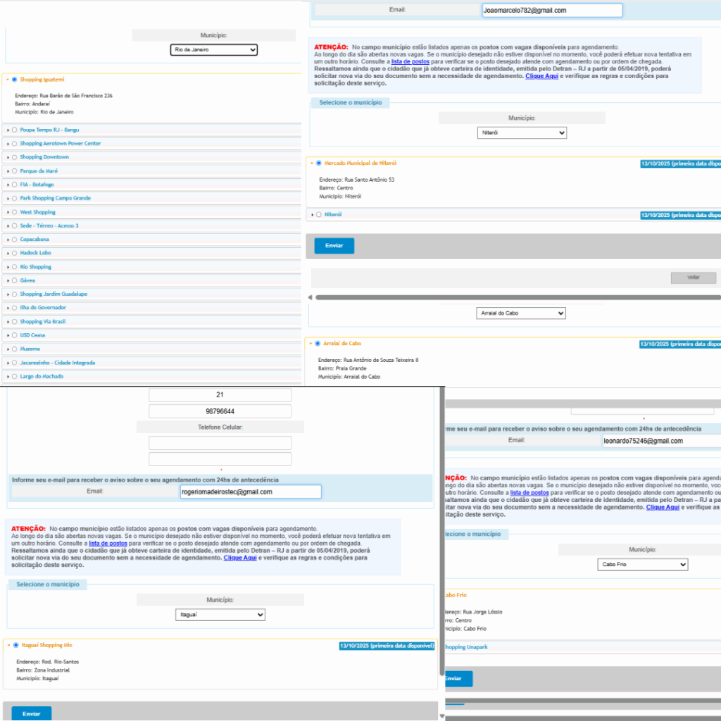 Agendar Identidade Detran RJ
